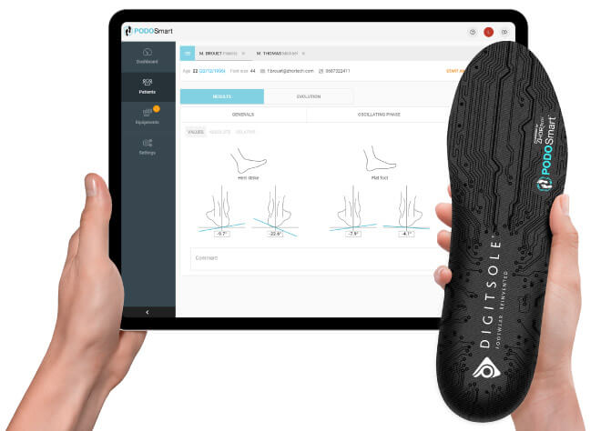 tablet podosmart gait analysis